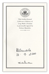 Nelson Mandela Signed Luxury First Edition of His Celebrated Autobiography ''Long Walk to Freedom'' -- Fine Condition